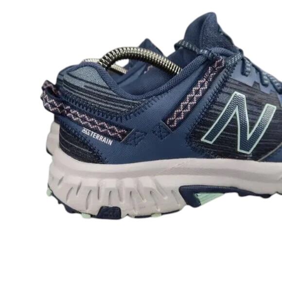 New Balance Shoe Women 7.5 Athletic Trail Running Sneaker All Terrain 410v6 Blue - Picture 5 of 15